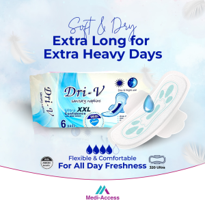 DRI-V XXL Period Protection for Extra Heavy Flow