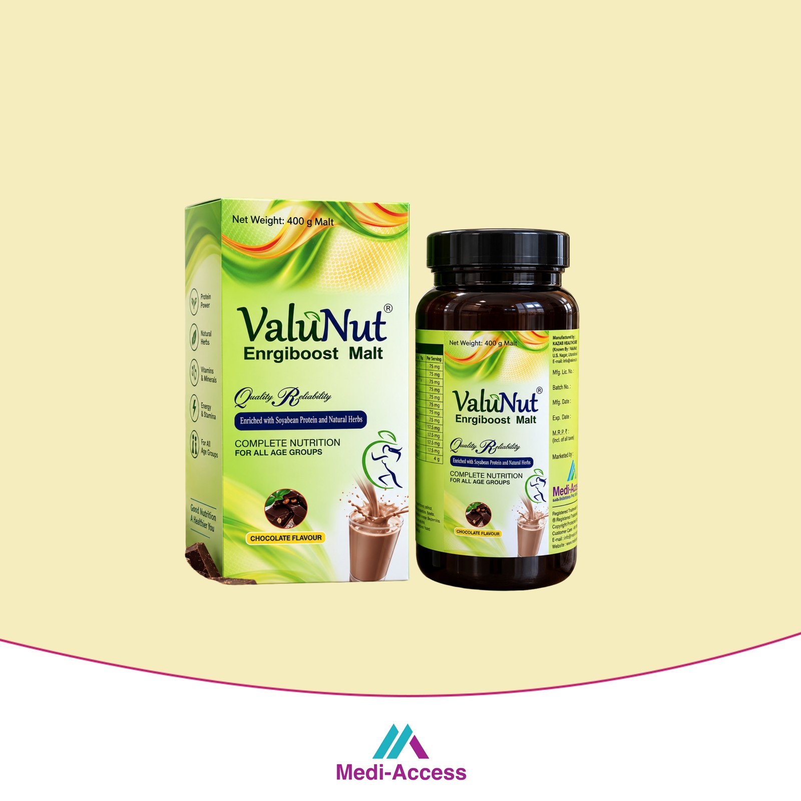 VALUNUT ENRGIBOOST 400 GM
